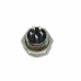 Connectors 5 pin Microphone  Plug 12MM Thread Female Socket Panel