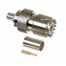 SO-239 crimp type - for extension cables Direct Mount